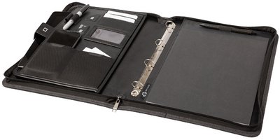 STOP Porte-documents rPET GUAM, A4, PET recyclé, anthracite