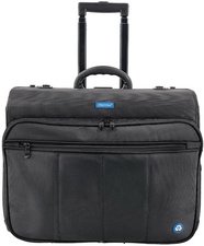 STOP Valise pour pilotes rPET SAMAR, PET recyclé, noir