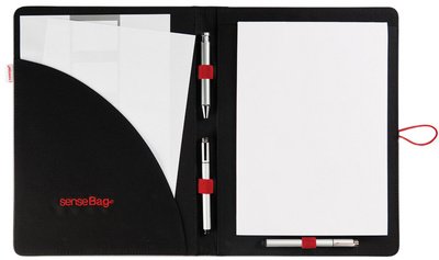 transotype Porte-bloc à dessin "senseBag", A4, noir