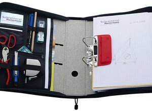 WEDO Porte-documents, pour classeur de format A4, noir