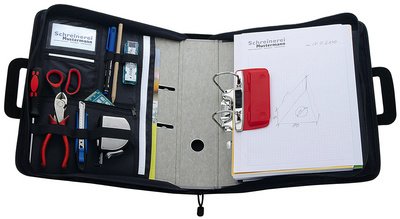 WEDO Porte-documents, pour classeur de format A4, noir