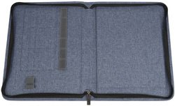 WEDO Conférencier "DENIM", en polyester, bleu mêlé