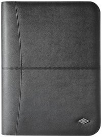 WEDO Chemise de conférence Accento, A4, similicuir, noir