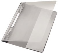 LEITZ Chemise à lamelle Exquisit, format A4+, PVC, gris