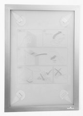 DURABLE Cadre magnétique DURAFRAME WALLPAPER, A4, noir