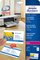AVERY Zweckform Quick & Clean Cartes de visite, satinées