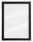 Securit Ardoise murale WOODY, en verre, cadre bois, noir
