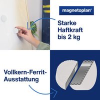 magnetoplan Discofix aimant rond "magnum",couleurs assorties