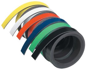 FRANKEN Ruban magnétique, (L)1.000 x (P)20 x (H)1 mm, noir