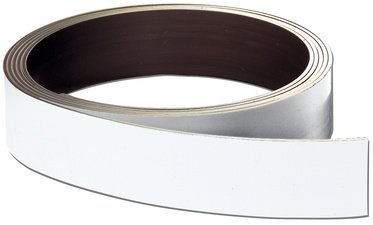 FRANKEN Ruban magnétique, (L)10.000 x (P)8 x (H)30 mm, blanc