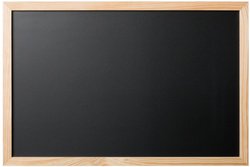 Bi-Office Tableau noir, cadre noir, 900 x 600 mm