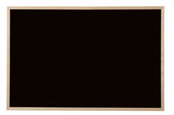 Bi-Office Tableau noir, cadre noir, 600 x 400 mm
