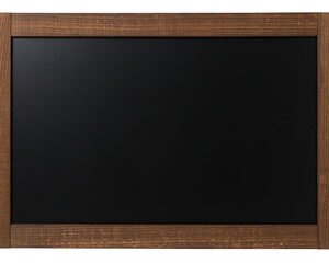 Bi-Office Tableau noir, rustique, 1.200 x 900 mm, marron