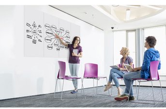 ARCHYI. Tableau blanc mural, panneau sans cadre, 1200x900 mm