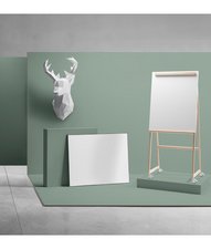ARCHYI. Tableau blanc mural, émaillé, 1.800 x 1.200 mm