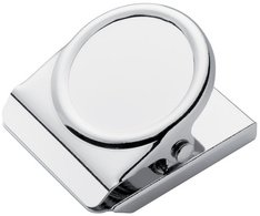 WESTCOTT Clip magnétique, 38 x 45 mm, par 3, argent/chrome