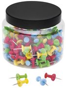 WEDO Punaises, transparent, petit paquet
