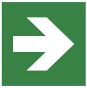EXACOMPTA Plaque de signalisation "Flèche vers la droite"