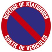 EXACOMPTA Panneau de signalisation "Ne pas stationner"