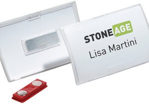 DURABLE Badge Click Fold, avec aimant, 75 x 40 mm
