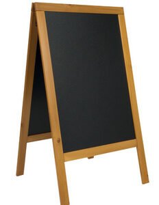 Securit Panneau trottoir WOODY, couleur acajou