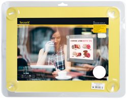 Securit Porte-affiches, A3, jaune