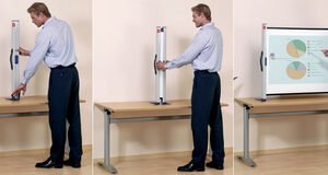 nobo Ecran de projection de table, surface de projection: