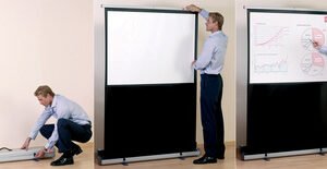 nobo Ecran de projection portable, surface de projection: