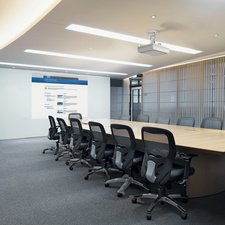 LogiLink Support de plafond pour vidéoprojecteur, blanc