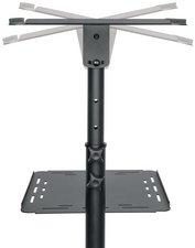 LogiLink Chariot de projection multimédia acier, 2 niveaux