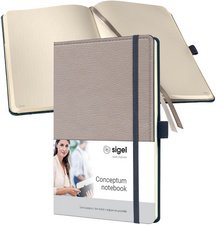 sigel Carnet de notes Conceptum Design Casual, A5, gris /