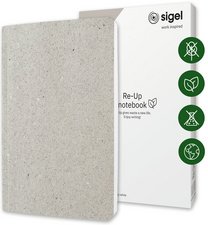 sigel Carnet de notes Re-Up, A5, quadrillé, vert mousse