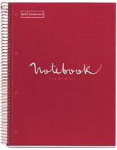 MIQUELRIUS Cahier à spirale "Notebook EMOTIONS", A5, rose