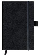 herlitz Carnet my.book classic A5, quadrillé,192 pages, noir