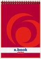 herlitz Bloc-notes à spirale x.book, A7, 50 pages, quadrillé