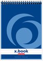 herlitz Bloc-notes à spirale x.book, A7, 50 pages, quadrillé