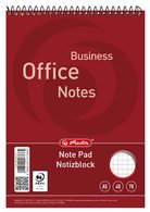 herlitz bloc-notes à spirale, format A5, 40 feuilles,