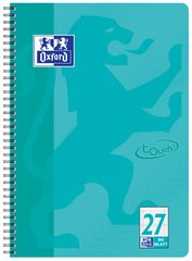 Oxford Cahier Touch, A4+, quadrillé, 160 pages, bleu mer