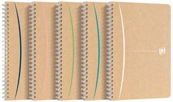 Oxford Cahier à spirales TOUAREG, A5, quadrillé, 50 pages
