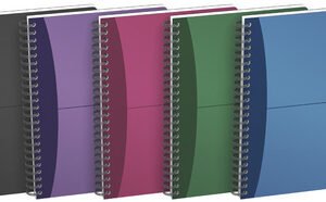 Oxford Cahier à spirale URBAN MIX, A5, ligné, 180 pages