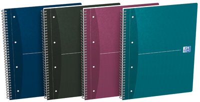 Oxford Cahier à spirale "Essentials", A4+, ligné