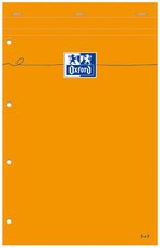 Oxford Bloc-notes, 210 x 315, quadrillé - avec marge,