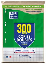Oxford Copies doubles perforées, A4, Seyès, Offre Spéciale