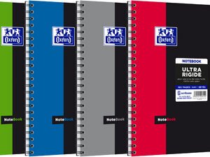 Oxford Etudiants Cahier à spirale "NOTEBOOK", A4+, quadrillé