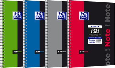Oxford Etudiants Cahier à spirale "NOTEBOOK", A4+, ligné