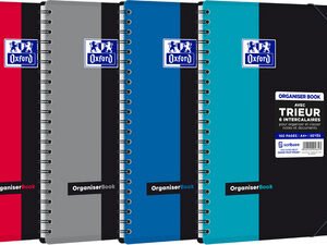 Oxford Etudiants Cahier "ORGANISERBOOK", A4+, quadrillé