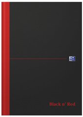 Oxford bloc-notes Black n' Red - à reliure, A4, ligné