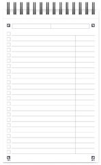 Oxford Bloc-notes à spirale Office "Task Manager", 125x200mm