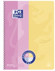 Oxford Cahier DUO Touch, A4+, 160 pages, bleu mer/aqua