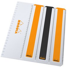 RHODIA Cahier à spirale "Note Book", A4+, ligné, noir